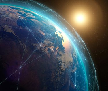 View of earth from space