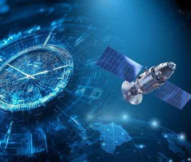Lifestyle image of a satellite